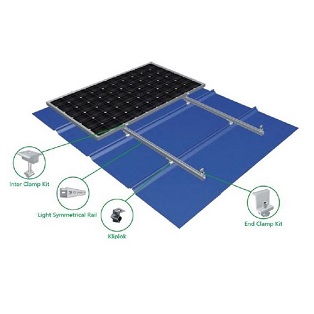 fournisseur distributeur structure de pose panneaux solaires en tole charpentes métalique CLIPLOK maroc